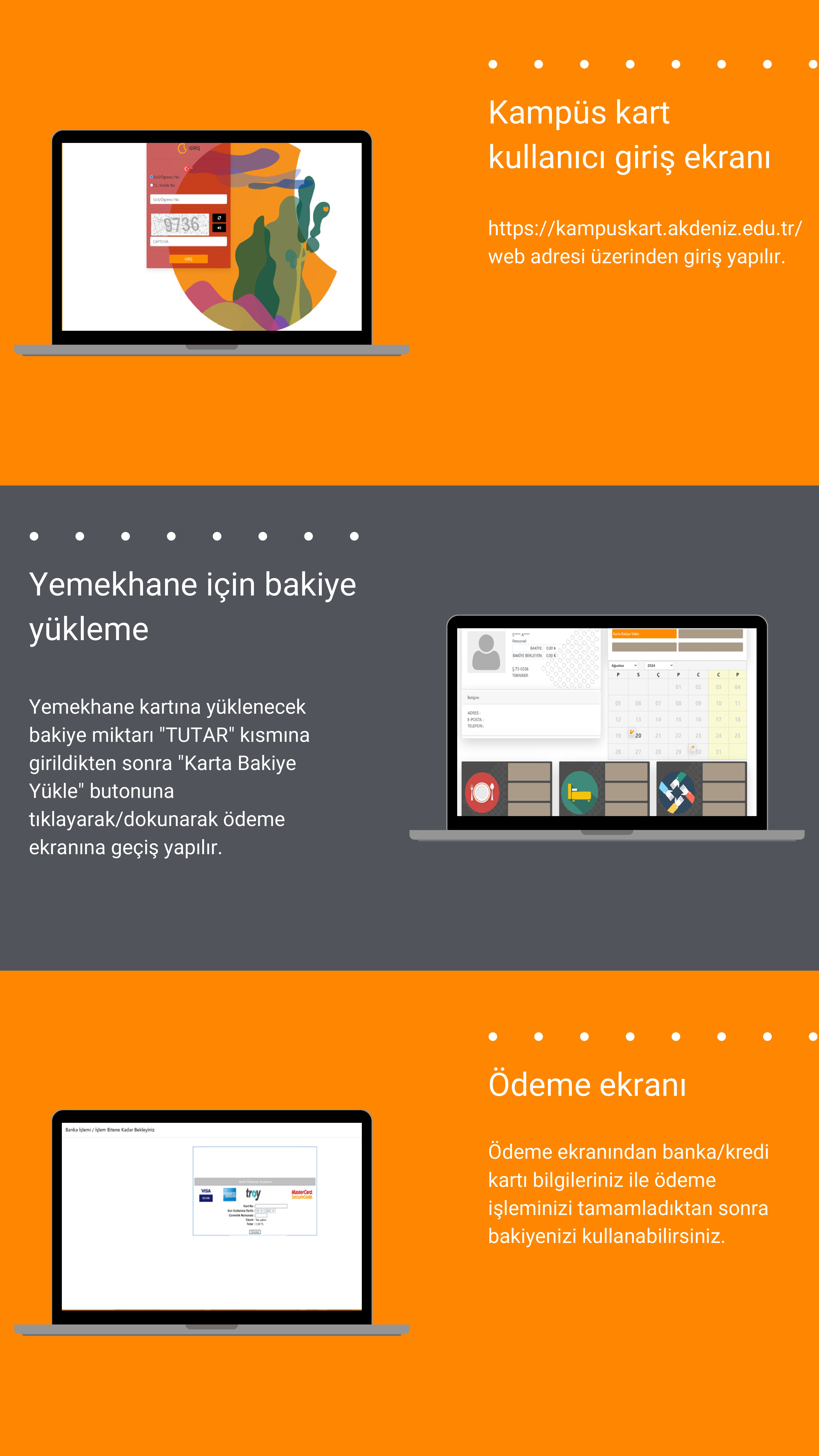 YEMEKHANE BAKİYE YÜKLEME İŞLEMLERİ - Finike MYO